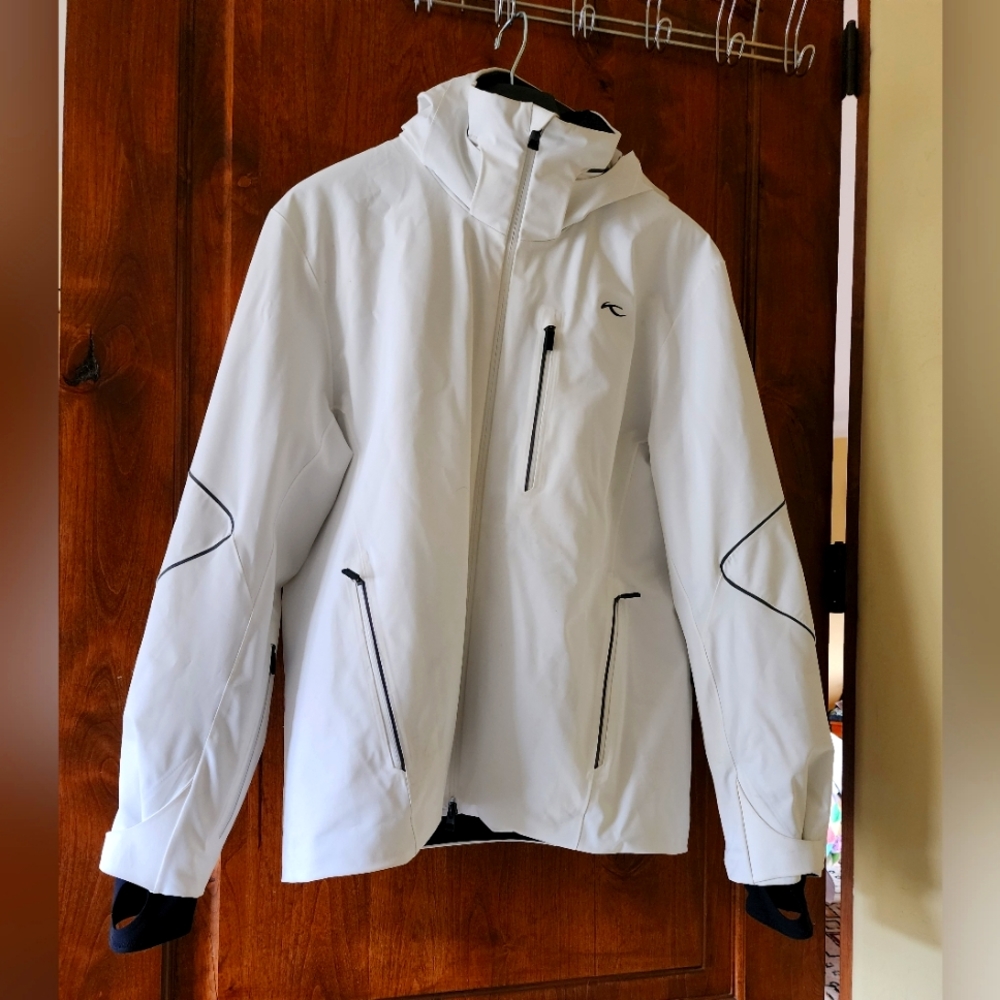 Men's KJUS Formula Ski Jacket | Color - White | Size 52 Large